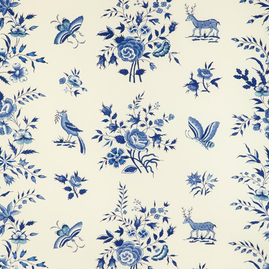 Sample - 8023103.550.0 | Aurel Print, Cadenet - Brunschwig & Fils Fabric