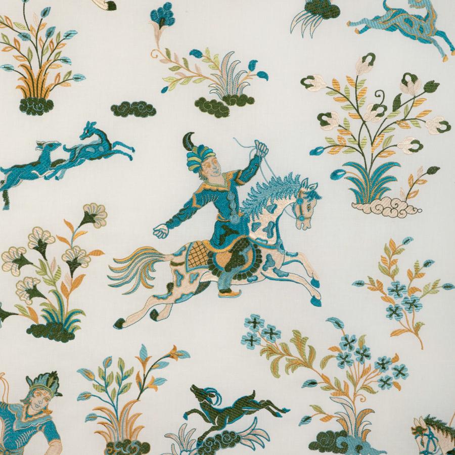 Sample - 8023120.353.0 | Nayan Emb, Anduze Embroideries - Brunschwig & Fils Fabric