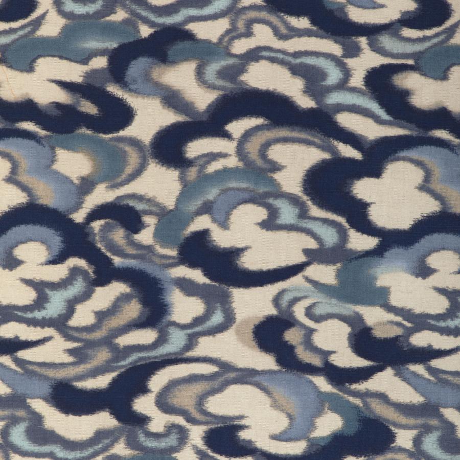 Sample - 8023138.155 | Stratus Print, Celeste - Brunschwig & Fils Fabric Fabric - 8023138.155.0