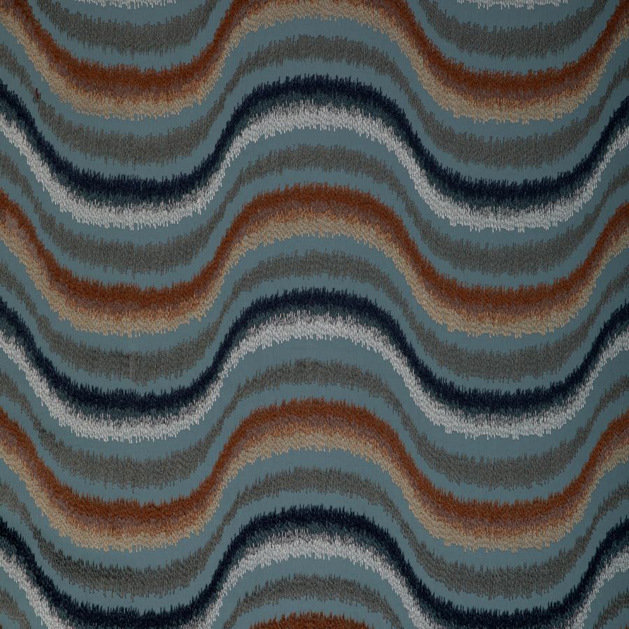 Sample - 8023141.512 | Du Son Emb, Celeste - Brunschwig & Fils Fabric Fabric - 8023141.512.0