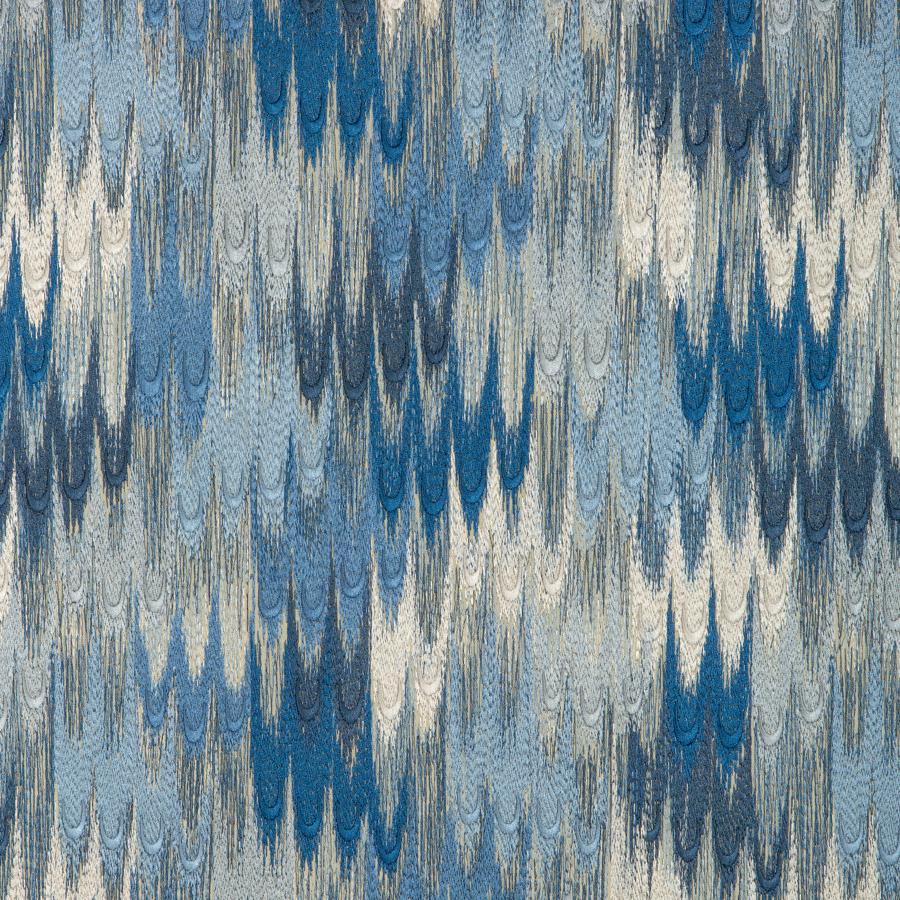 Sample - 8023142.155 | Duval Emb, Celeste - Brunschwig & Fils Fabric Fabric - 8023142.155.0
