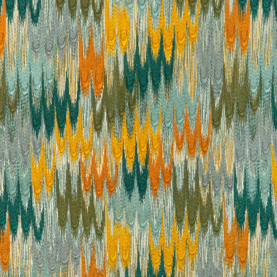 Sample - 8023142.354 | Duval Emb, Celeste - Brunschwig & Fils Fabric Fabric - 8023142.354.0