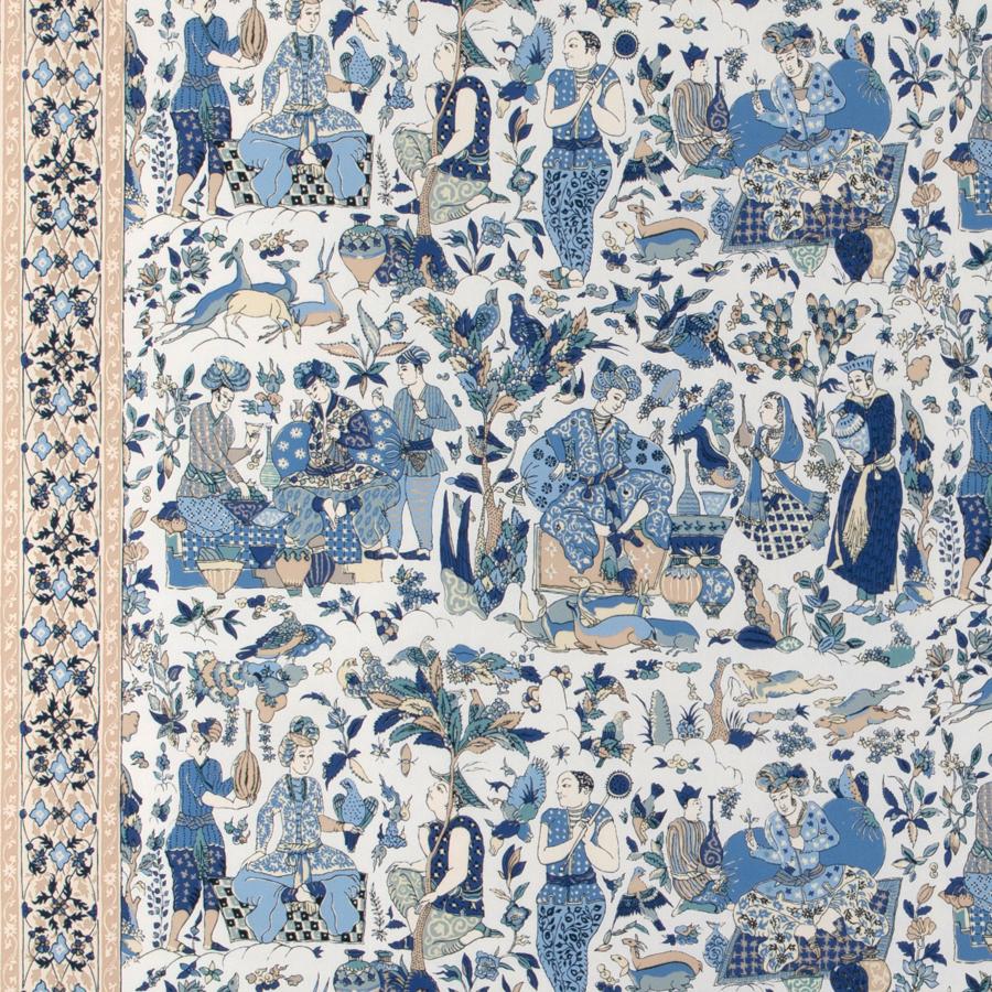 Sample - 8024100.516 | Shalimar Print, La Menagerie - Brunschwig & Fils Fabric Fabric - 8024100.516.0