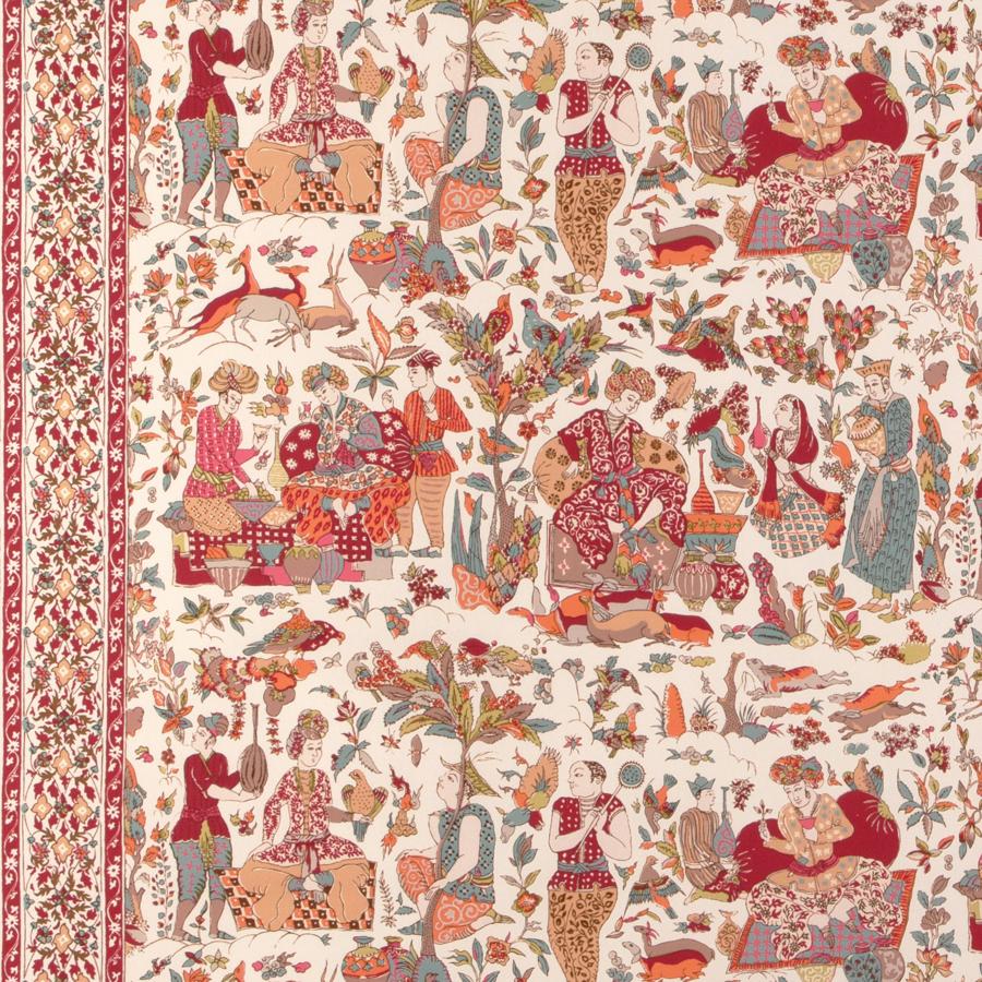 Sample - 8024100.716 | Shalimar Print, La Menagerie - Brunschwig & Fils Fabric Fabric - 8024100.716.0