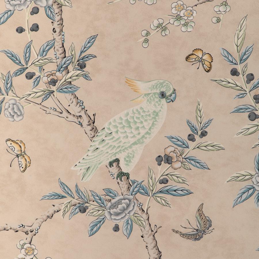 Purchase 8024106.1615 Kanchou Print, La Menagerie - Brunschwig & Fils Fabric Fabric - 8024106.1615.0