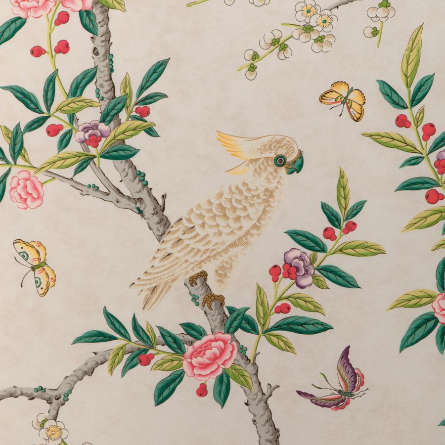 Purchase 8024106.1623 Kanchou Print, La Menagerie - Brunschwig & Fils Fabric Fabric - 8024106.1623.0