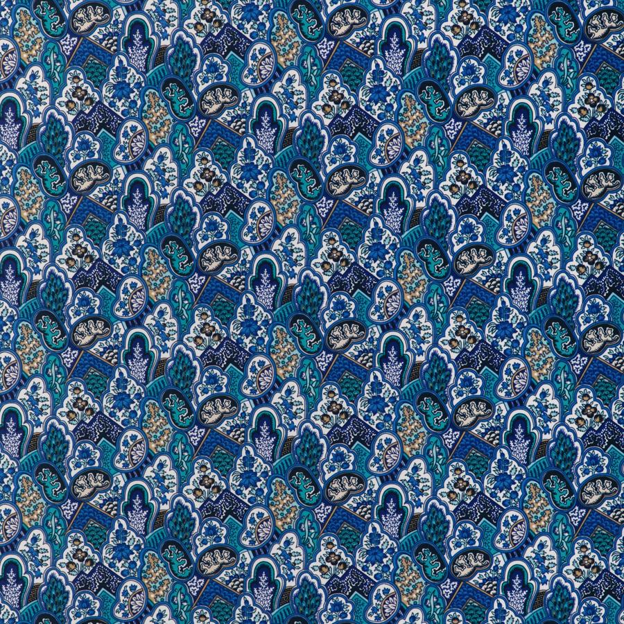 Sample - 8024108.513 | Villandry Print, La Menagerie - Brunschwig & Fils Fabric Fabric - 8024108.513.0