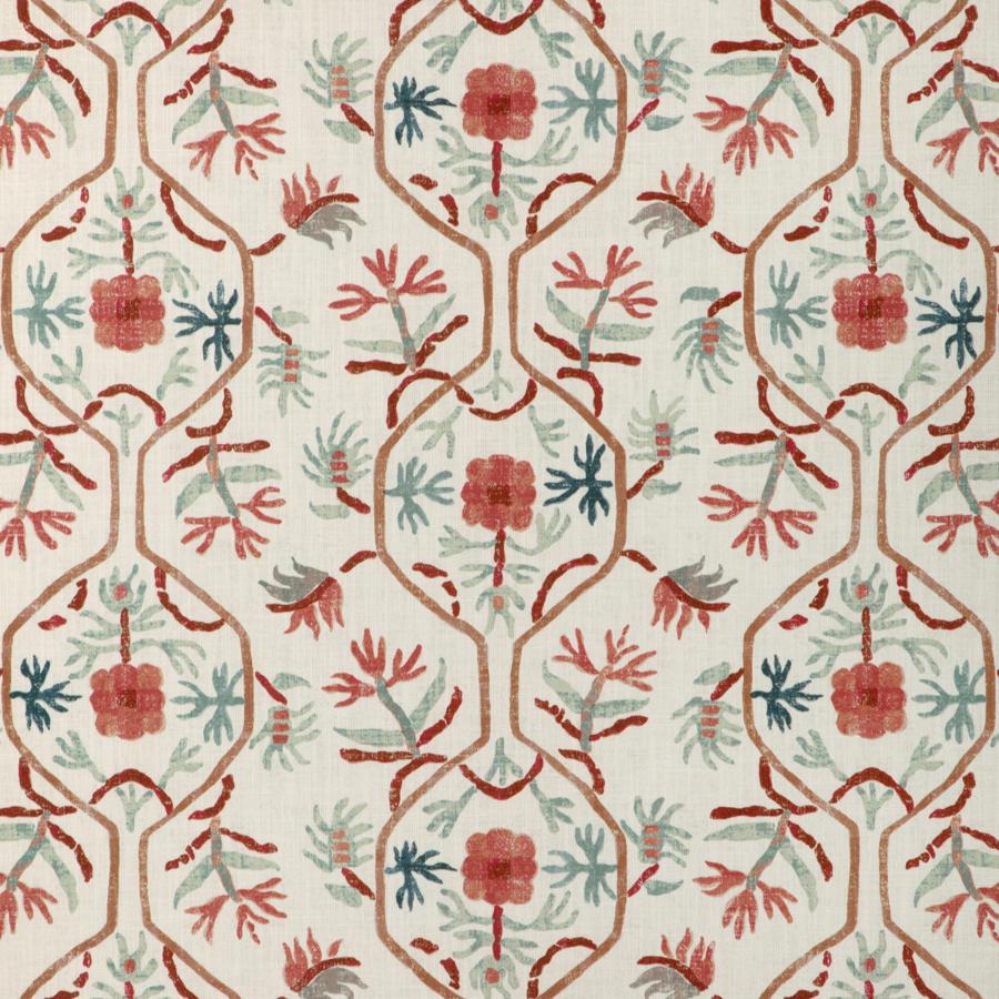 Sample - 8024110-3524 | Le Jasmin Print, Les Ensembliers L'Eternel Ete - Brunschwig & Fils Fabric Fabric - 8024110.3524.0