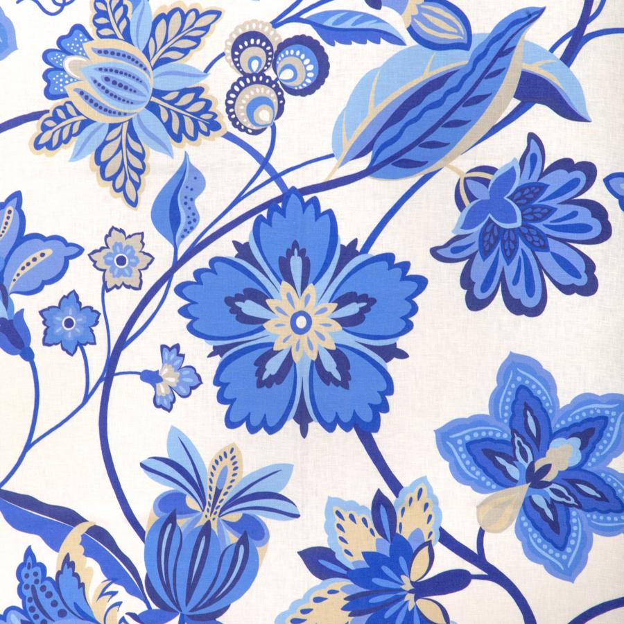 Sample - 8024123-55 | Botanique Print, Carlsten - Brunschwig & Fils Fabric Fabric - 8024123.55.0