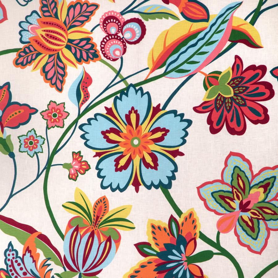 Sample - 8024123-73 | Botanique Print, Carlsten - Brunschwig & Fils Fabric Fabric - 8024123.73.0
