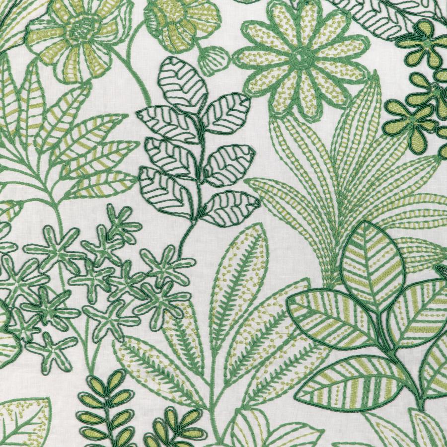 Sample - 8024131-3 | Woodruff Emb, Carlsten - Brunschwig & Fils Fabric Fabric - 8024131.3.0