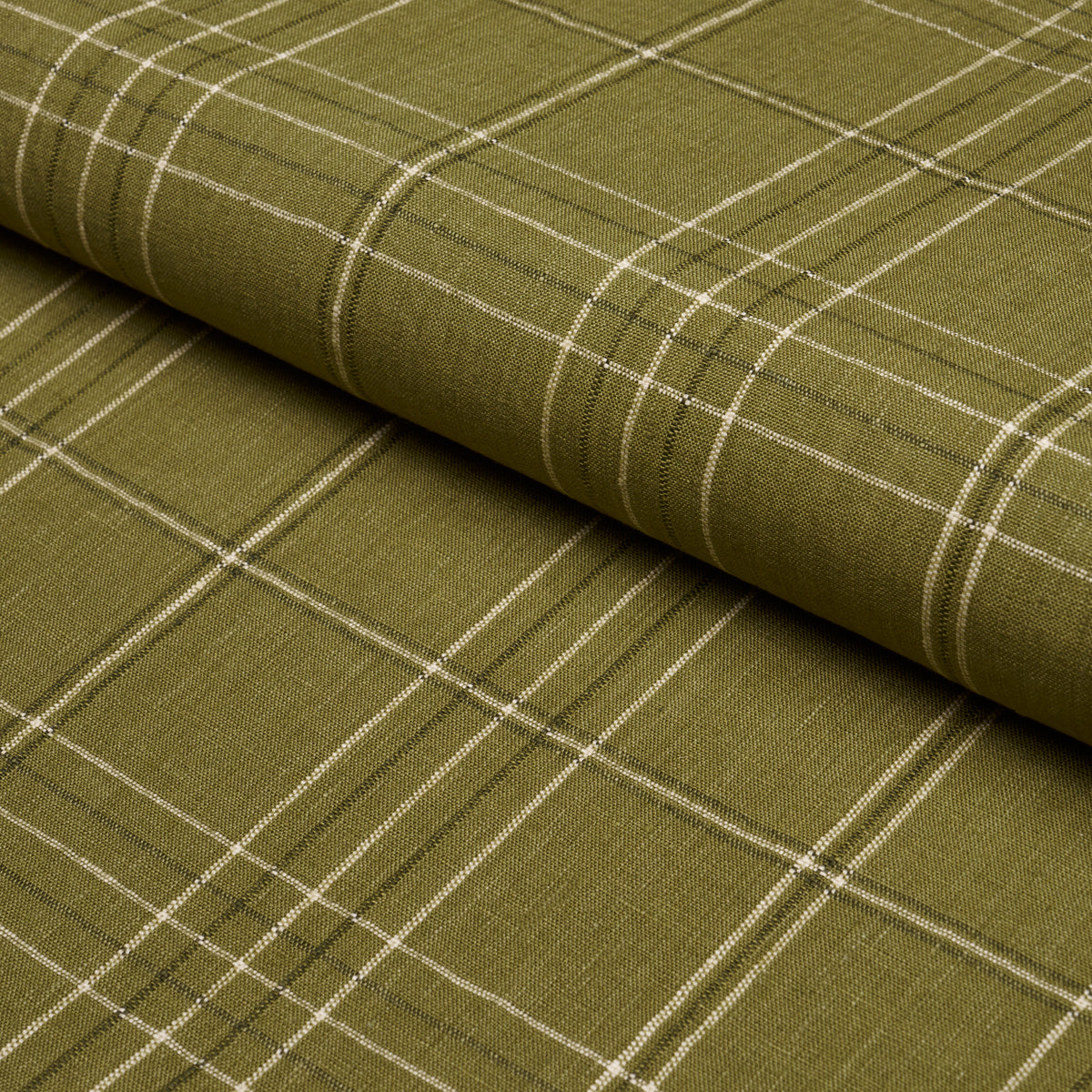 Purchase 80303 | Nils Plaid Linen, Grass - Schumacher Fabric