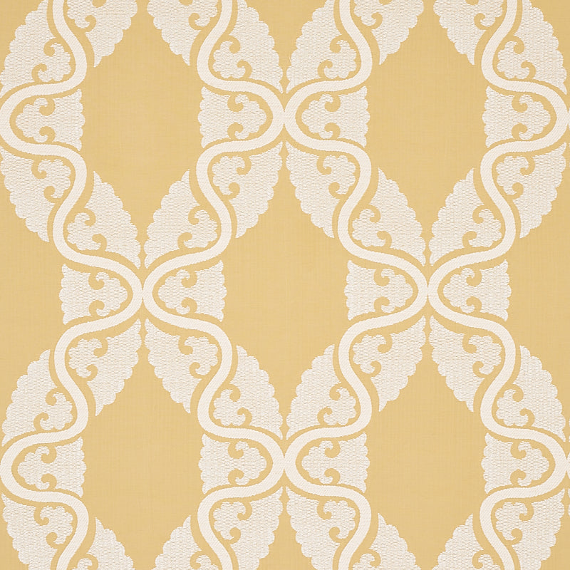 Order 80312 Siljan Yellow by Schumacher Fabric