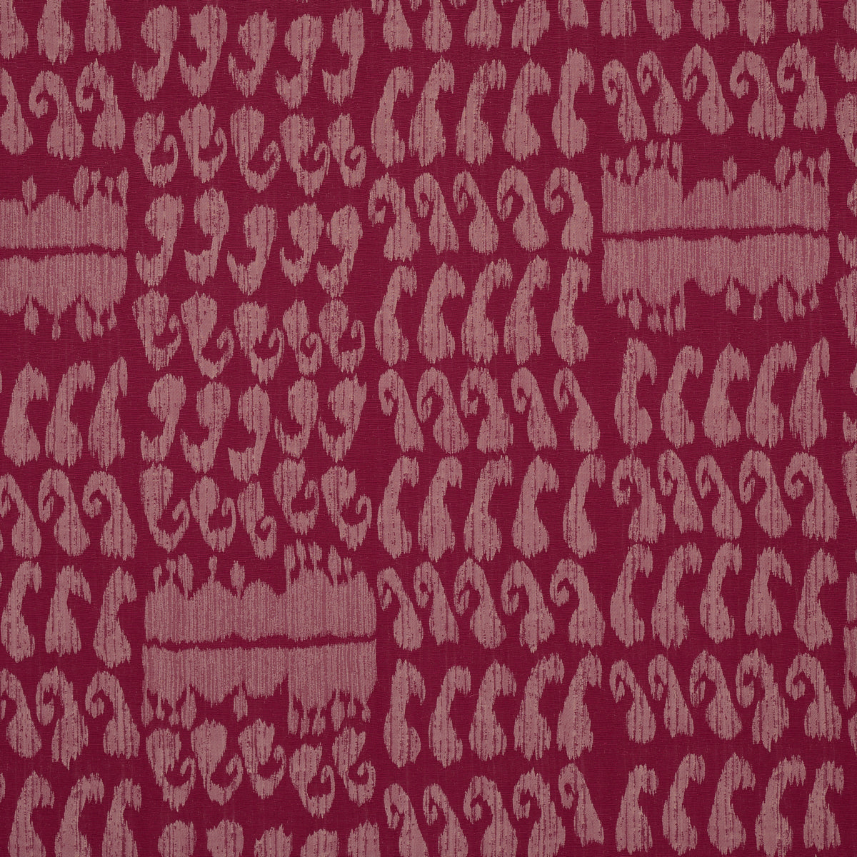 View 80382 Nallamala Fabric Garnet by Schumacher Fabric