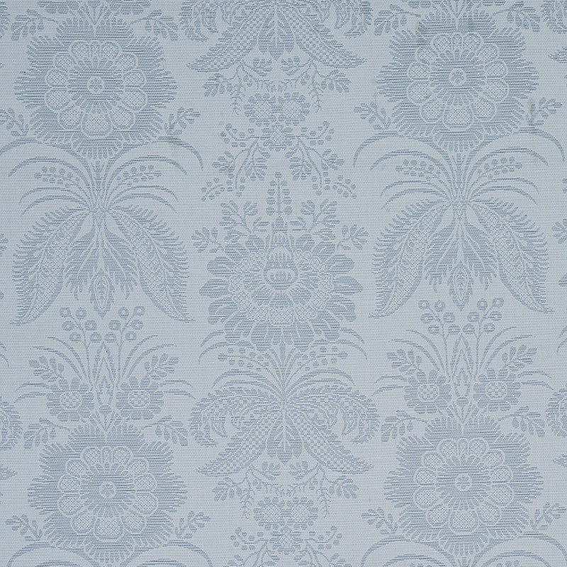 Shop 80420 Greta Damask Blue by Schumacher Fabric