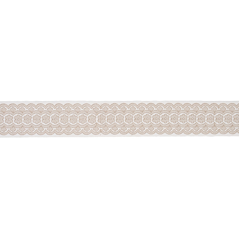 Purchase 80440 | Astrid Embroidered Tape, Natural - Schumacher Trim