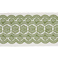 Purchase 80441 | Astrid Embroidered Tape, Green - Schumacher Trim