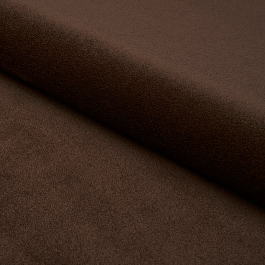 Purchase 80475 | Hermine Virgin Wool, Chocolate - Schumacher Fabric
