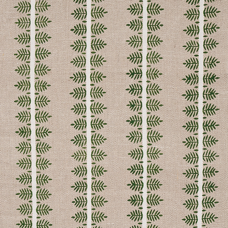 Search 80521 Alva Hand Block Print Green by Schumacher Fabric