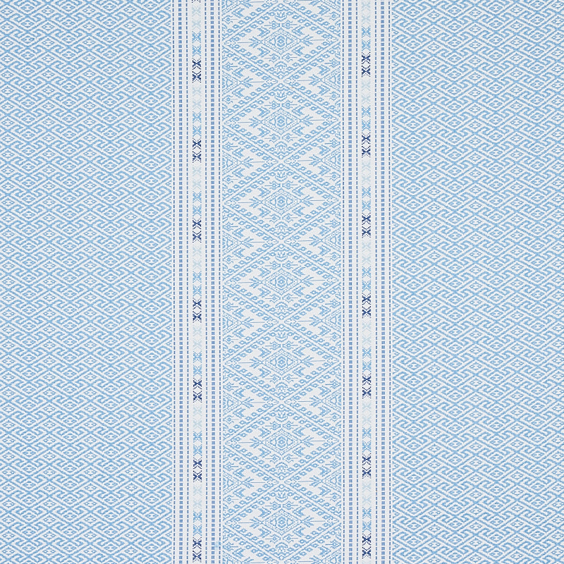 View 80611 Ruiz Jacquard Sky by Schumacher Fabric