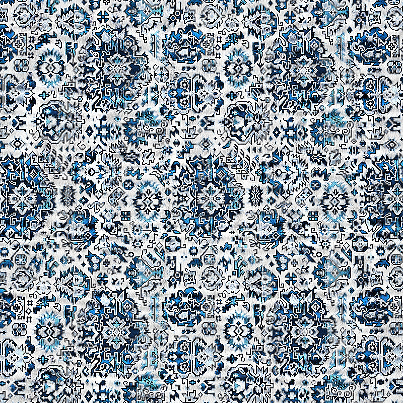 Search 80622 Pallay Epingle Porcelain On Ivory by Schumacher Fabric