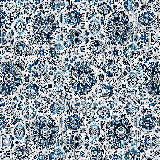 Search 80622 Pallay Epingle Porcelain On Ivory by Schumacher Fabric