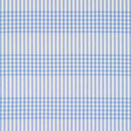 Acquire 80803 Bergen Plaid Sky by Schumacher Fabric