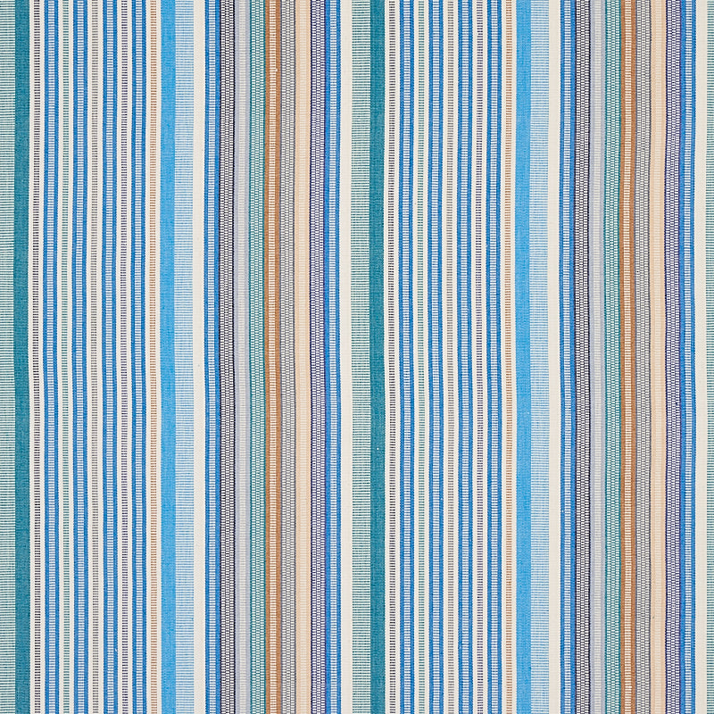 Save 80821 Ripple Hand Woven Stripe Surf by Schumacher Fabric
