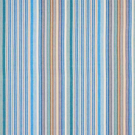 Save 80821 Ripple Hand Woven Stripe Surf by Schumacher Fabric