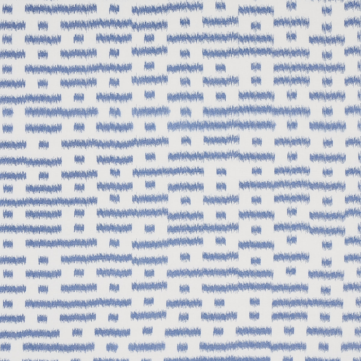 Looking 80832 Abstract Ikat Indigo by Schumacher Fabric
