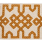 Purchase 80882 | Knotted Trellis Tape, Ocher On Unbleached - Schumacher Trim