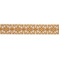 Purchase 80882 | Knotted Trellis Tape, Ocher On Unbleached - Schumacher Trim