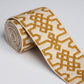 Purchase 80882 | Knotted Trellis Tape, Ocher On Unbleached - Schumacher Trim