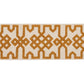 Purchase 80882 | Knotted Trellis Tape, Ocher On Unbleached - Schumacher Trim