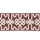 Purchase 80886 | Knotted Trellis Tape, Grey On Brown - Schumacher Trim