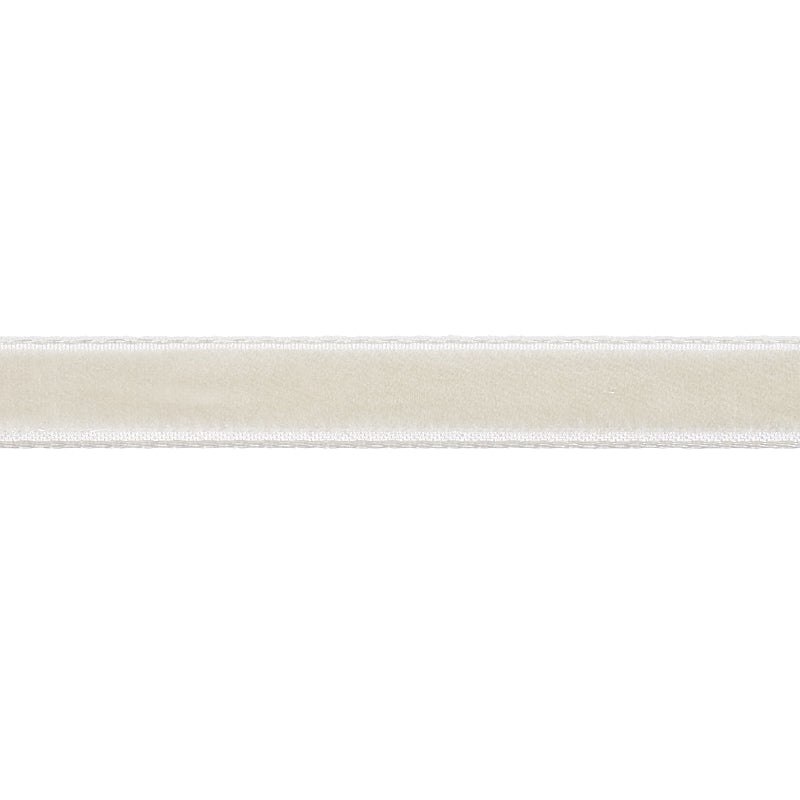 Purchase 80921 | Velvet Tape Narrow, Dove - Schumacher Trim