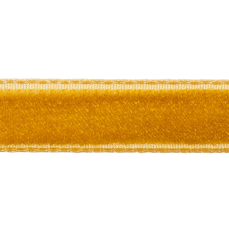 Purchase 80926 | Velvet Tape Narrow, Gold - Schumacher Trim