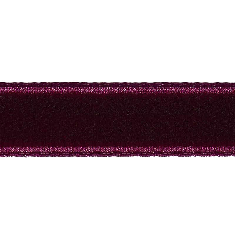 Purchase 80928 | Velvet Tape Narrow, Aubergine - Schumacher Trim