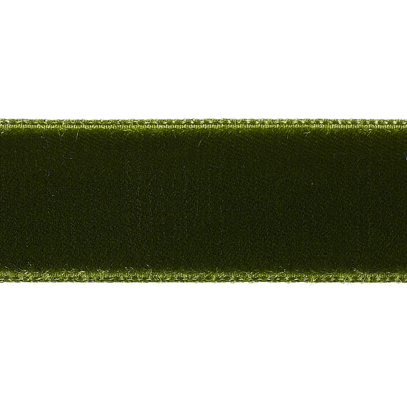 Purchase 80945 | Velvet Tape Medium, Moss - Schumacher Trim