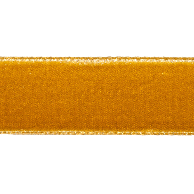 Purchase 80946 | Velvet Tape Medium, Gold - Schumacher Trim