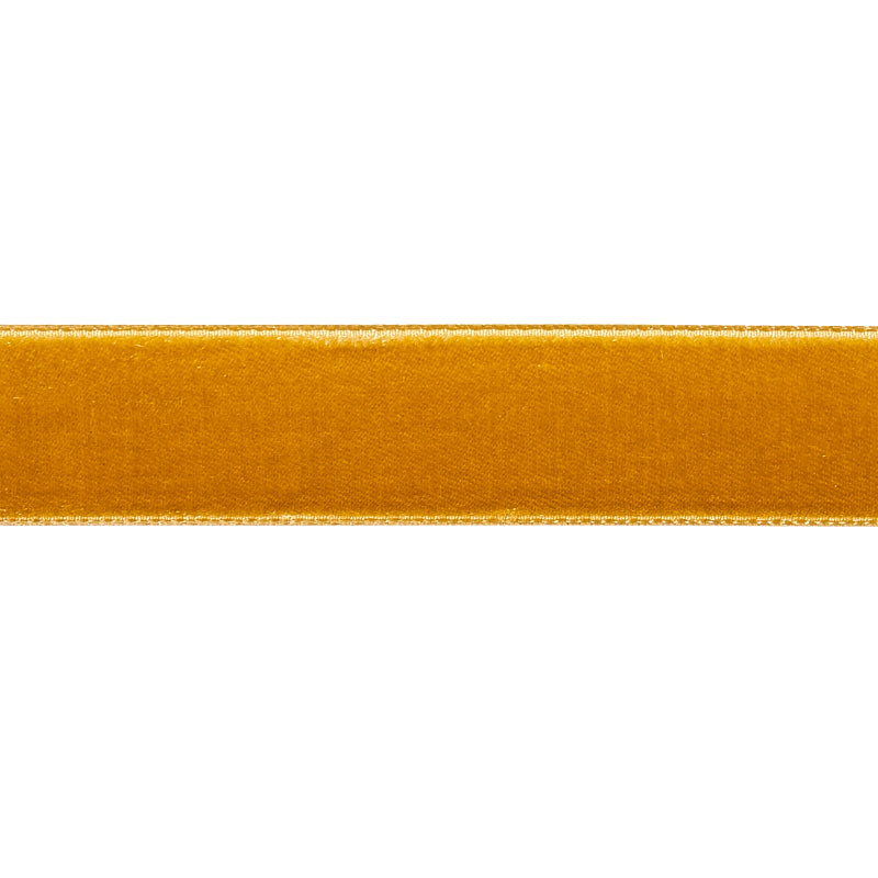 Purchase 80946 | Velvet Tape Medium, Gold - Schumacher Trim