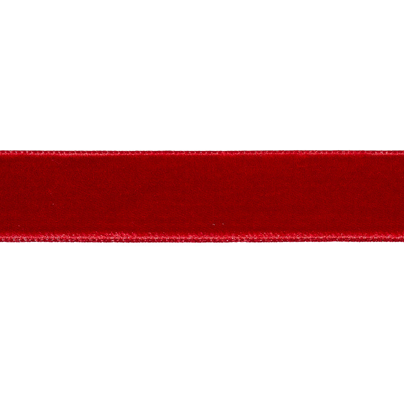 Purchase 80947 | Velvet Tape Medium, Crimson - Schumacher Trim