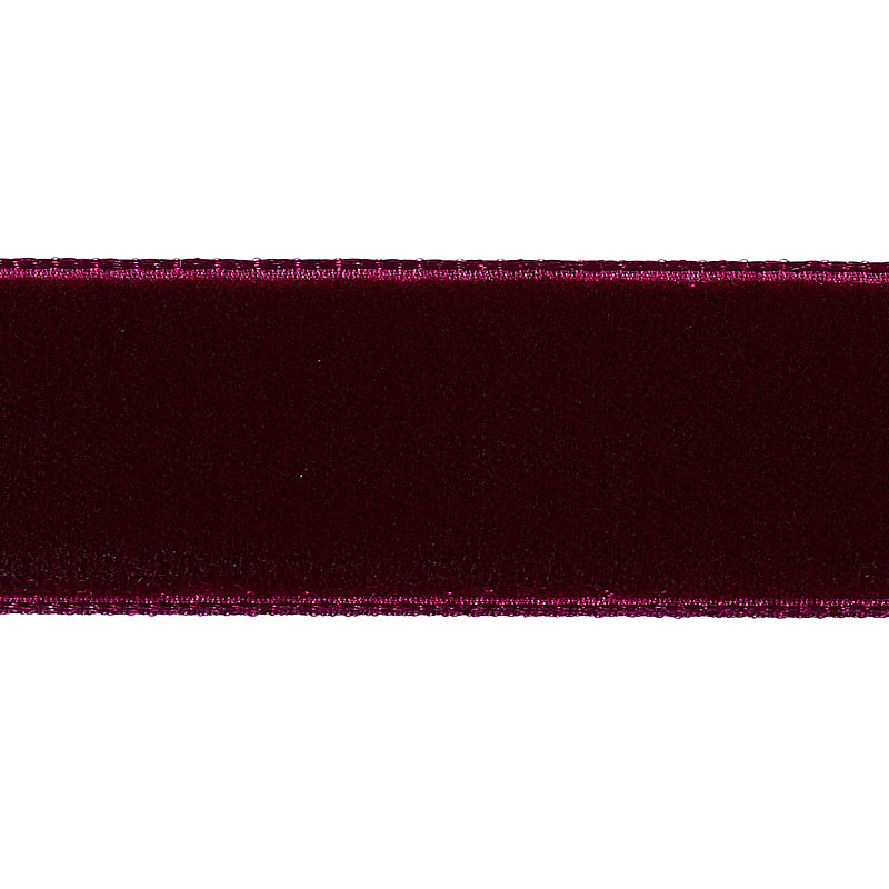 Purchase 80948 | Velvet Tape Medium, Aubergine - Schumacher Trim