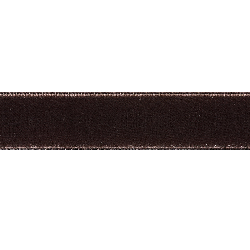 Purchase 80949 | Velvet Tape Medium, Truffle - Schumacher Trim