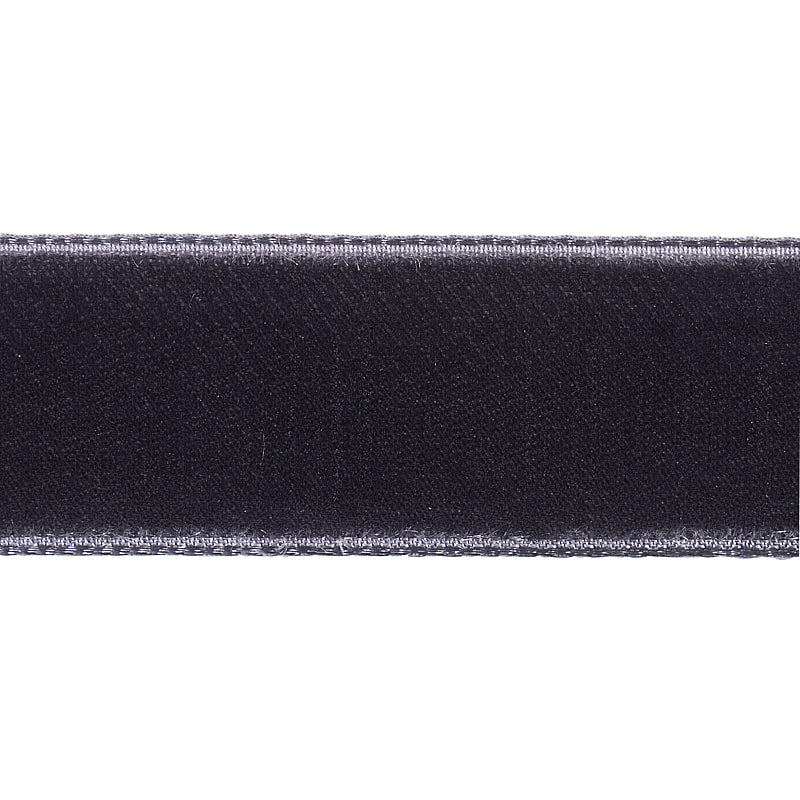 Purchase 80950 | Velvet Tape Medium, Graphite - Schumacher Trim