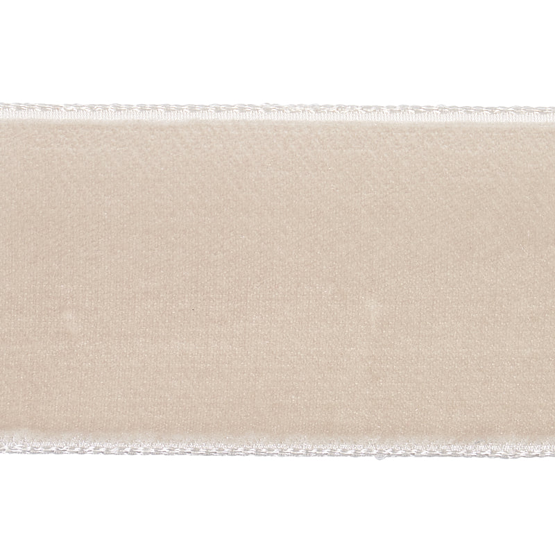 Purchase 80961 | Velvet Tape Wide, Dove - Schumacher Trim