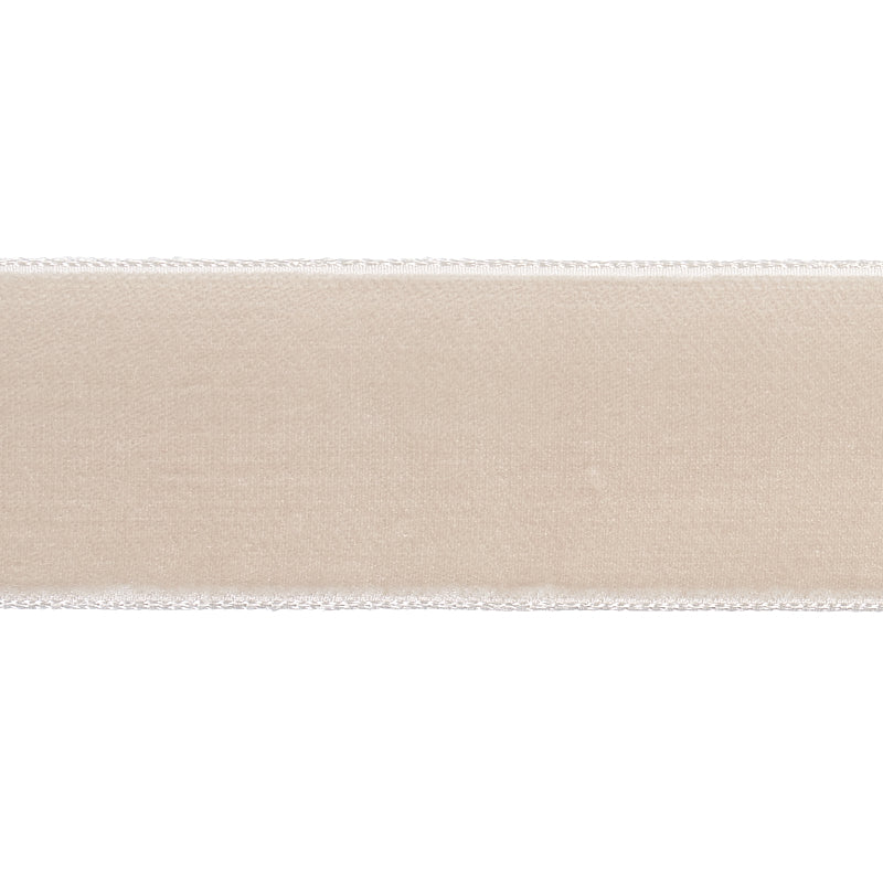 Purchase 80961 | Velvet Tape Wide, Dove - Schumacher Trim