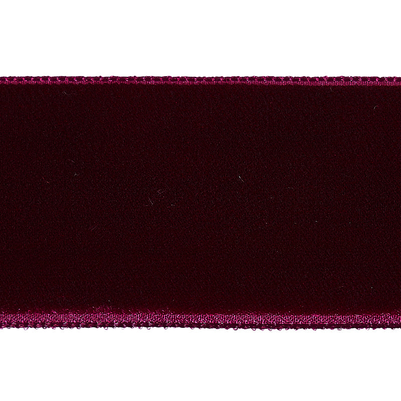 Purchase 80968 | Velvet Tape Wide, Aubergine - Schumacher Trim