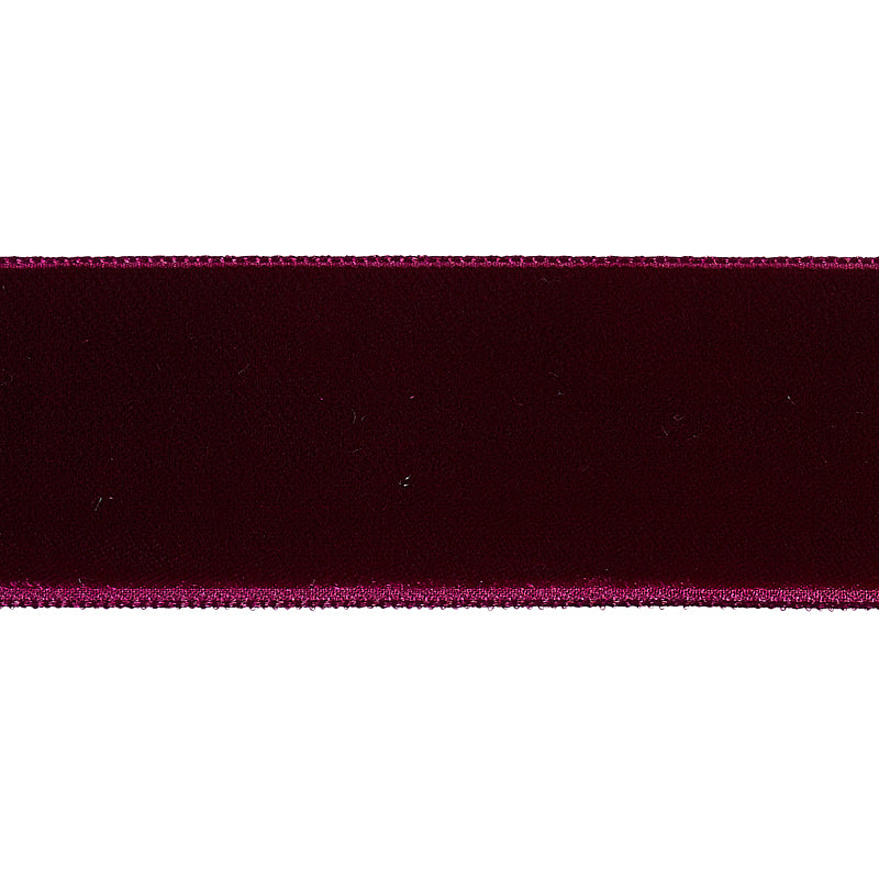 Purchase 80968 | Velvet Tape Wide, Aubergine - Schumacher Trim