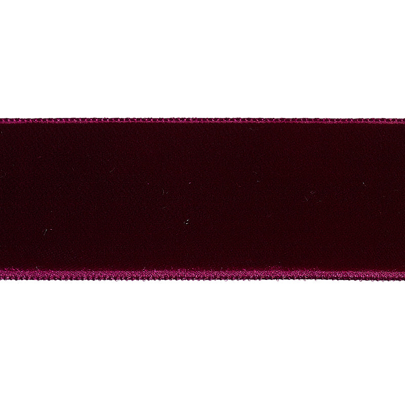 Purchase 80968 | Velvet Tape Wide, Aubergine - Schumacher Trim